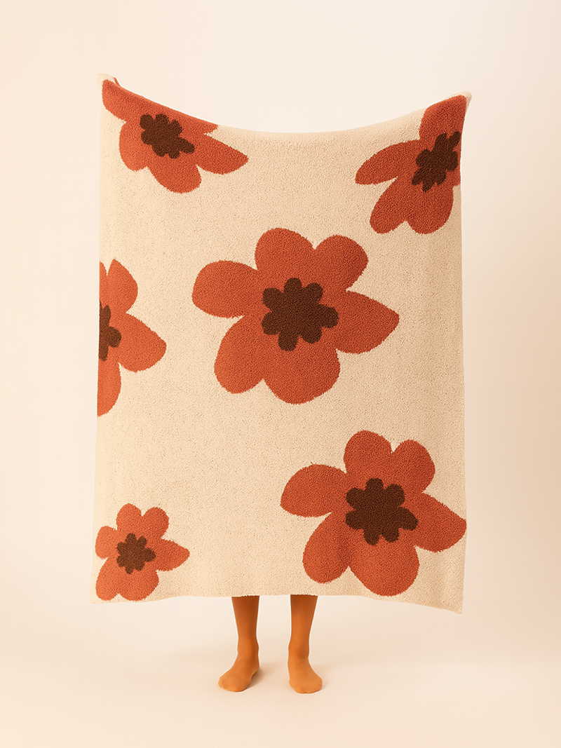 Manta Suave Floral