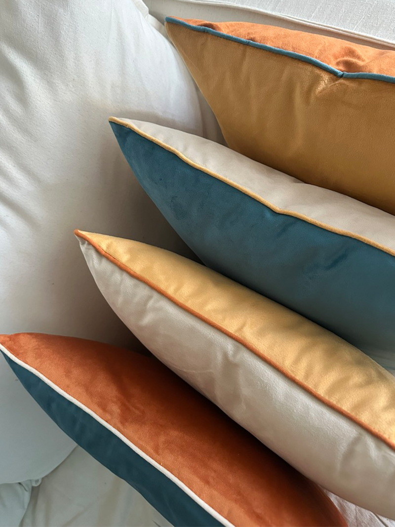 Almohadón Terciopelo Color Pop