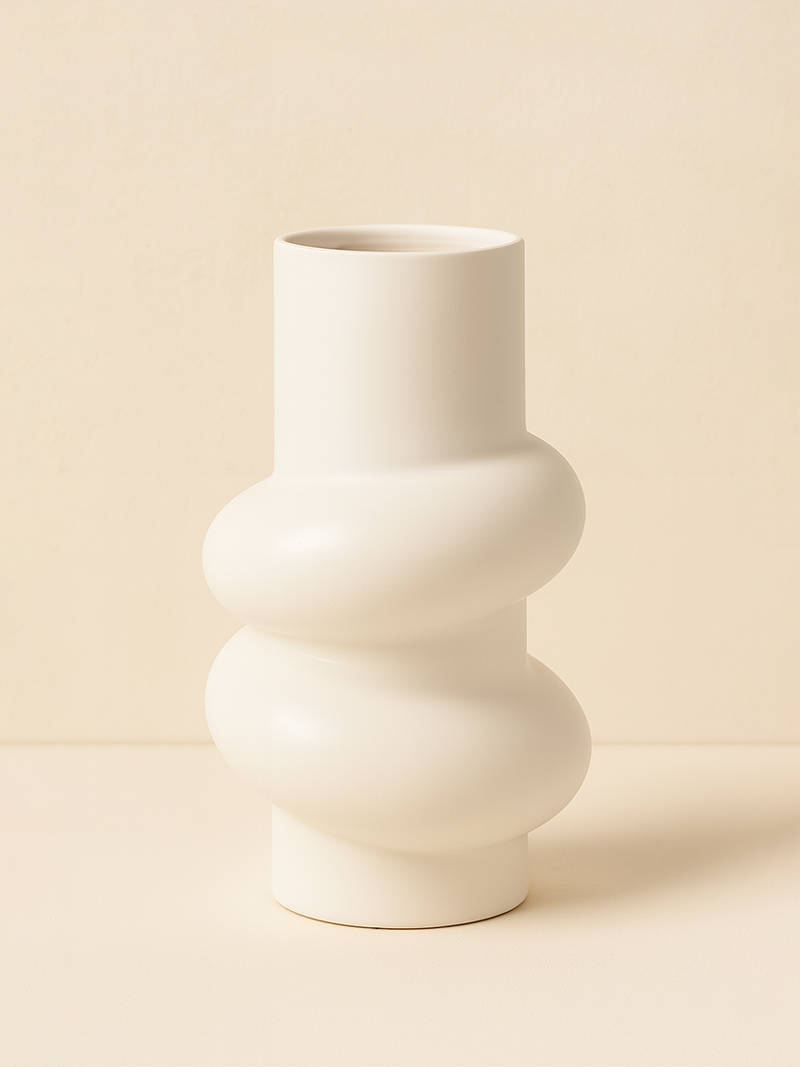 Jarrón Cerámica Donas