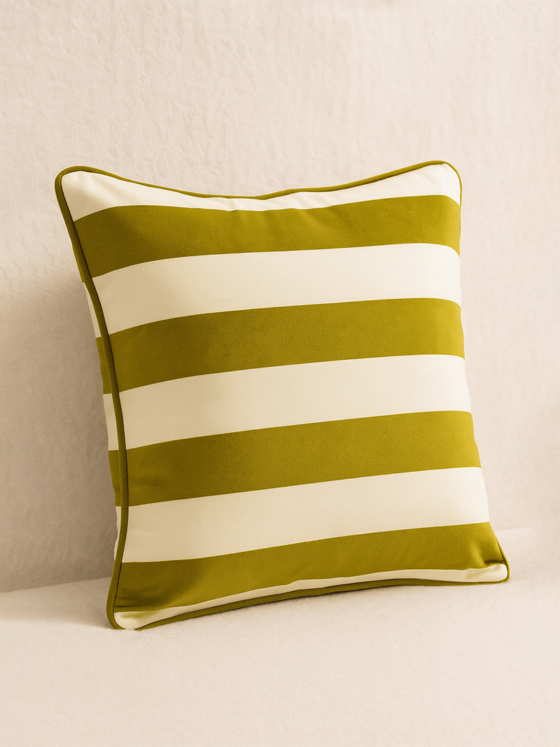 Almohadón Terciopelo Suave Rayas