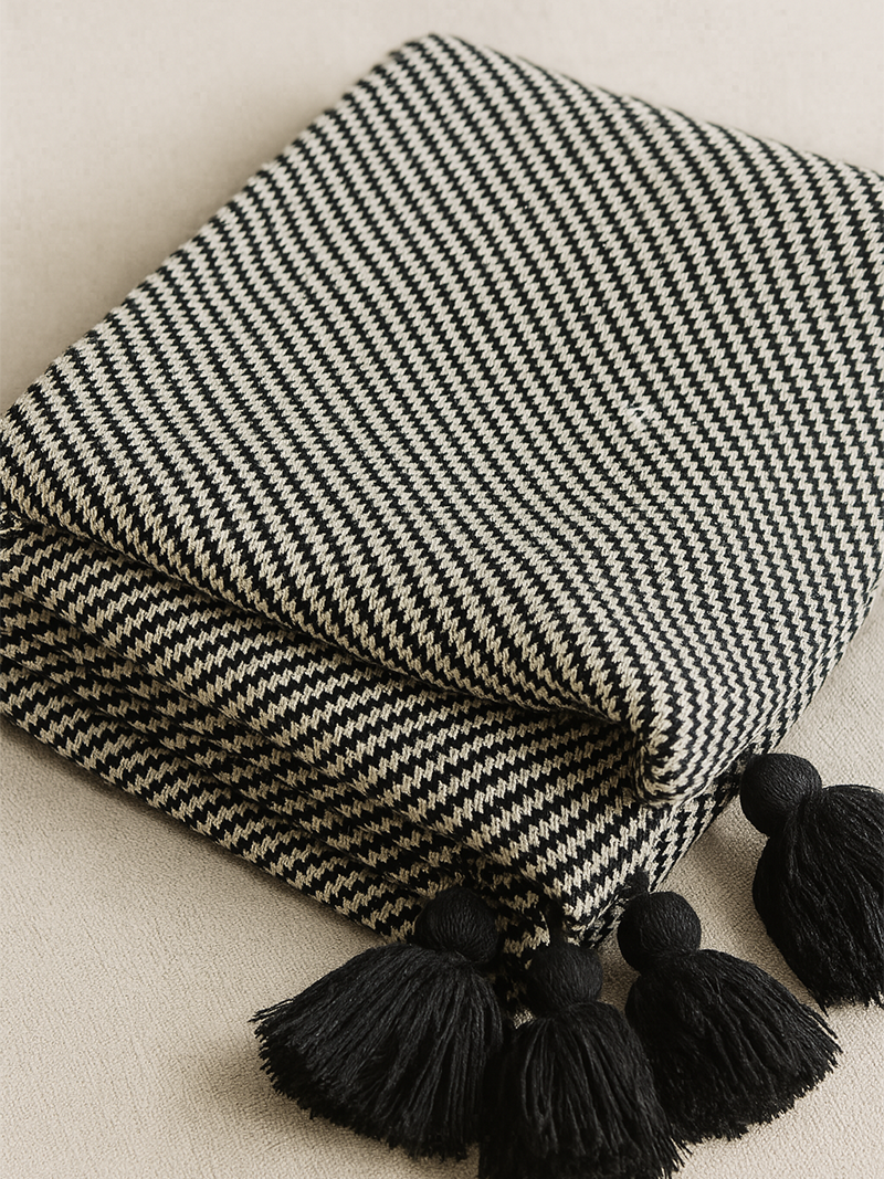 Manta Algodón Rayada