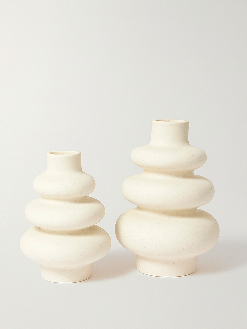 Set Jarrones Cerámica Donas