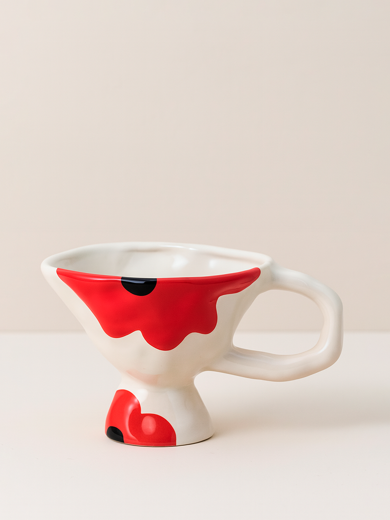 Taza Escultura Flor