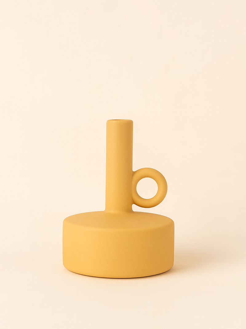 Jarrón Cerámica Círculo