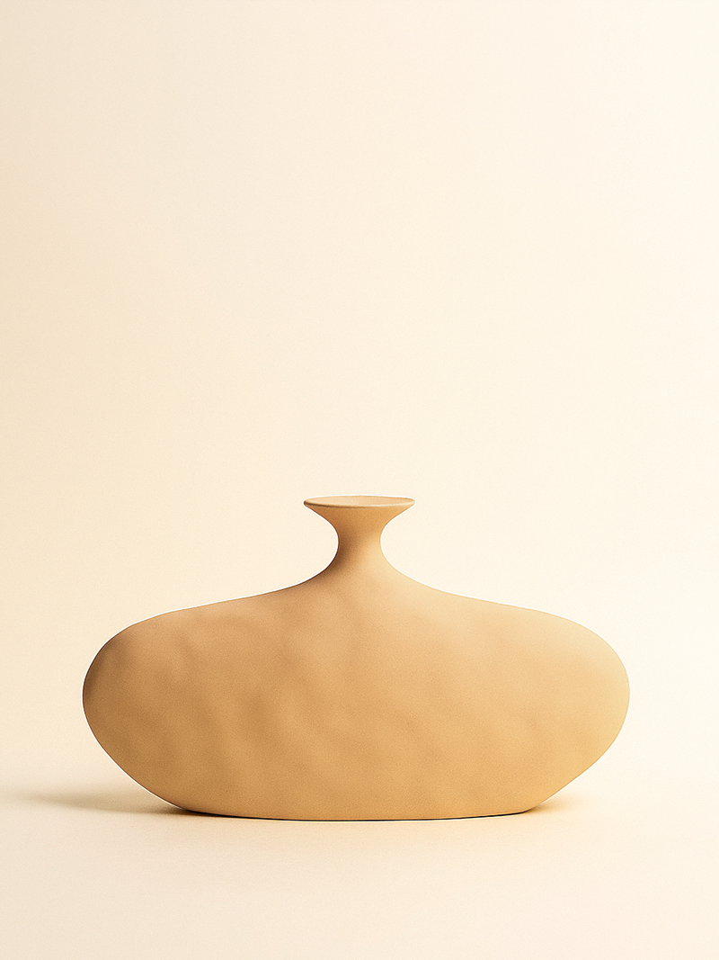 Jarrón Cerámica Horizontal