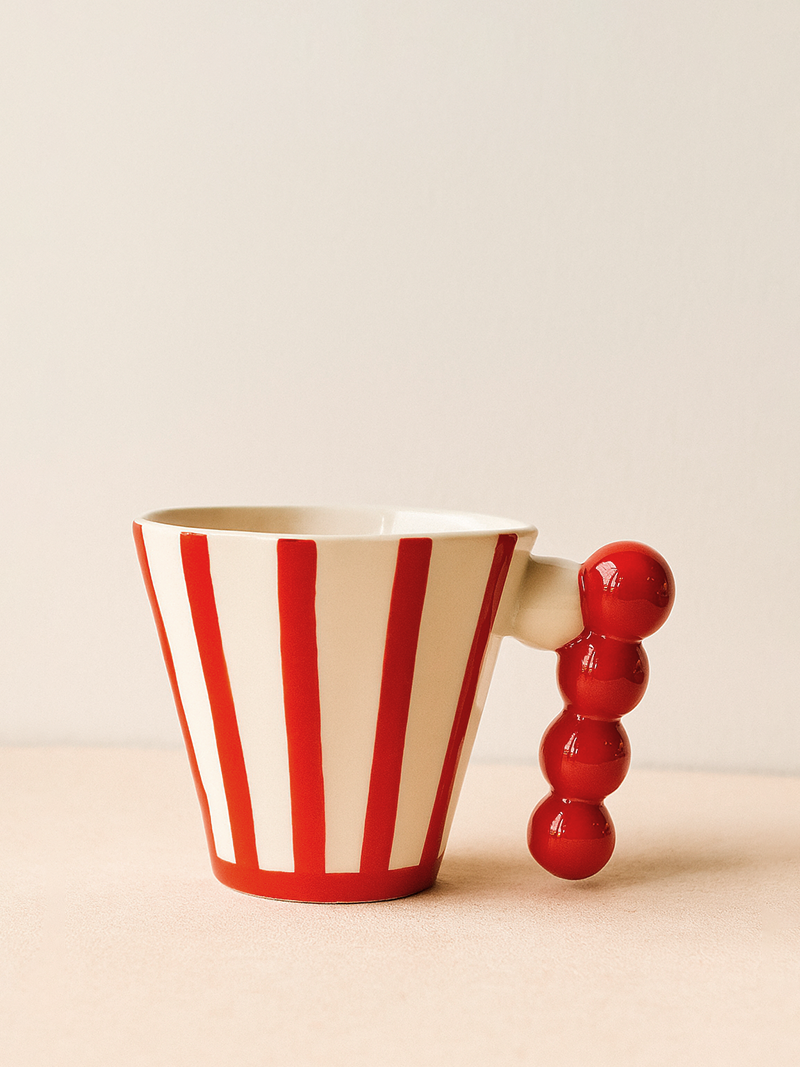Taza Bolitas Rayada