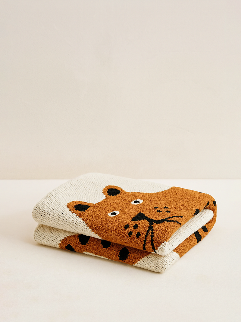 Manta Cartoon Leopardo