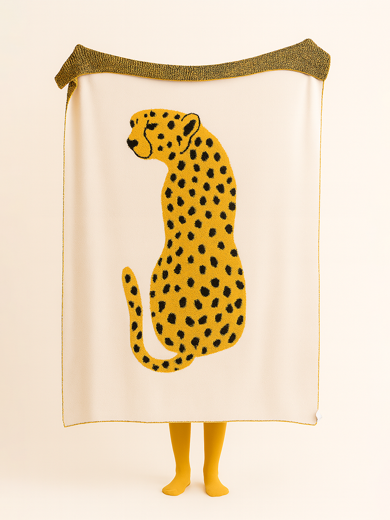 Manta Estampa Leopardo