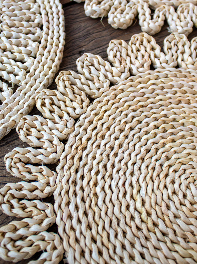 SET X4 INDIVIDUALES FIBRA NATURAL SOL