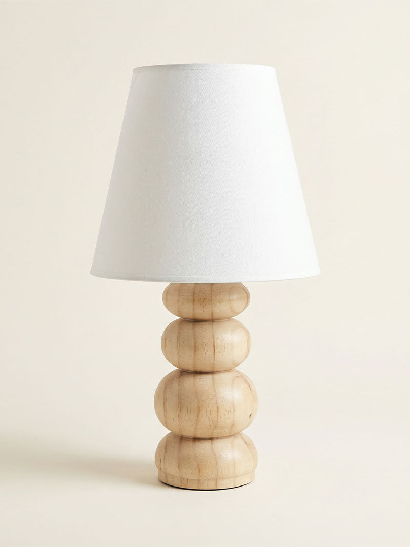 LÁMPARA TORNEADO MADERA