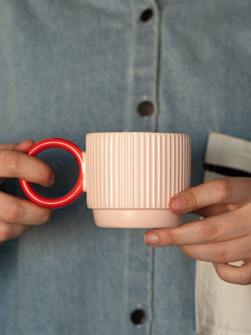 Taza Asa Redonda Color