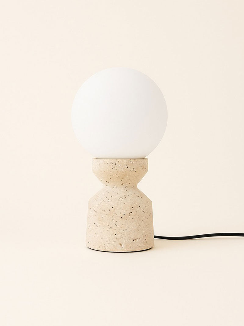 LÁMPARA TRAVERTINO GLOBO