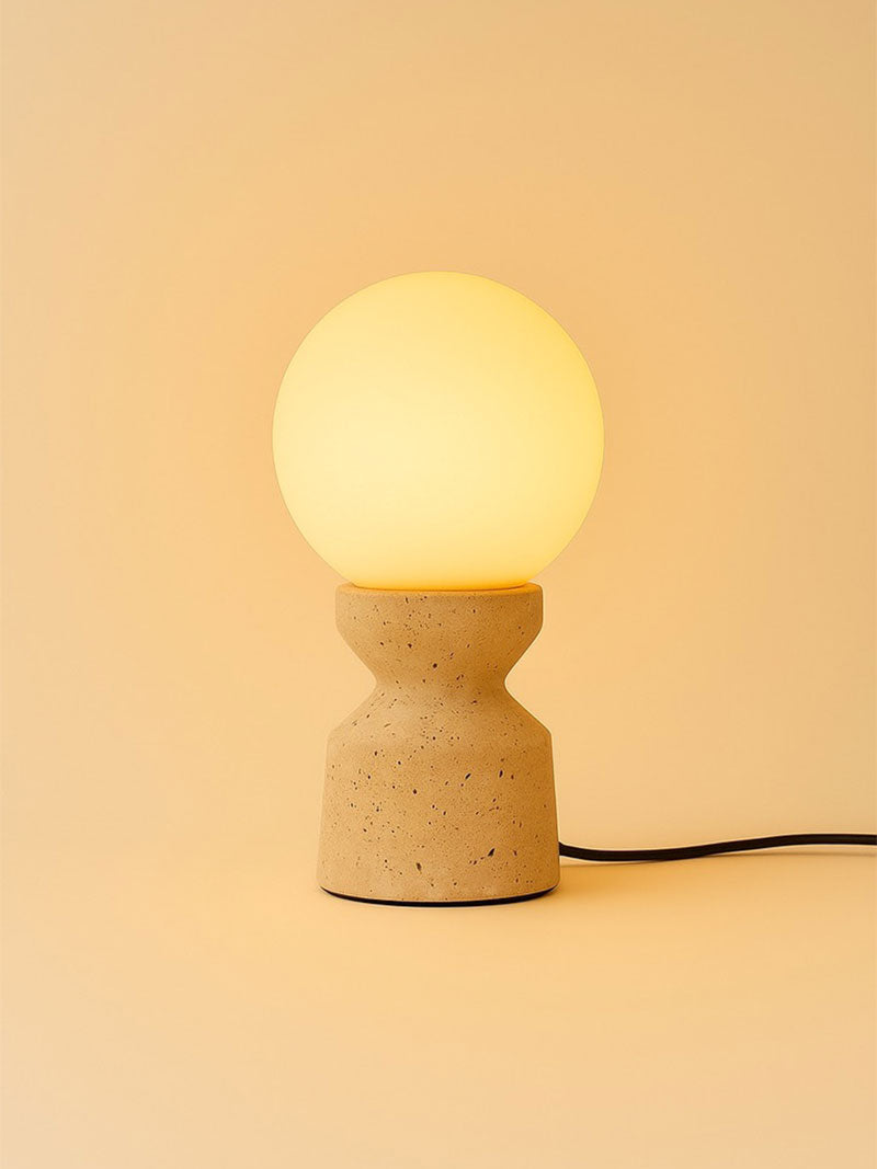 LÁMPARA TRAVERTINO GLOBO