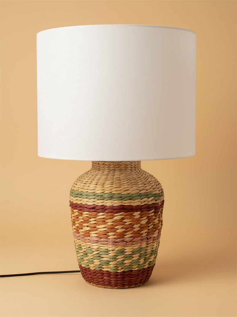 LÁMPARA TRENZADO ARTESANAL