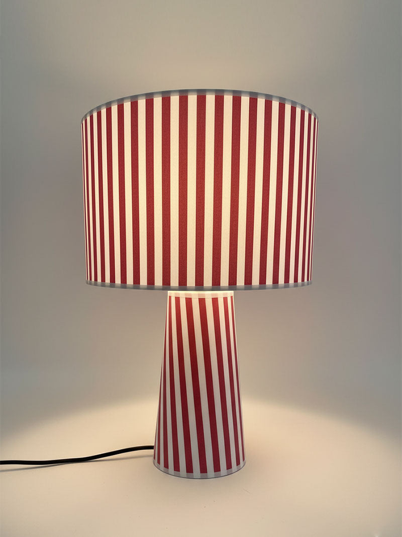 LÁMPARA TELA RAYAS