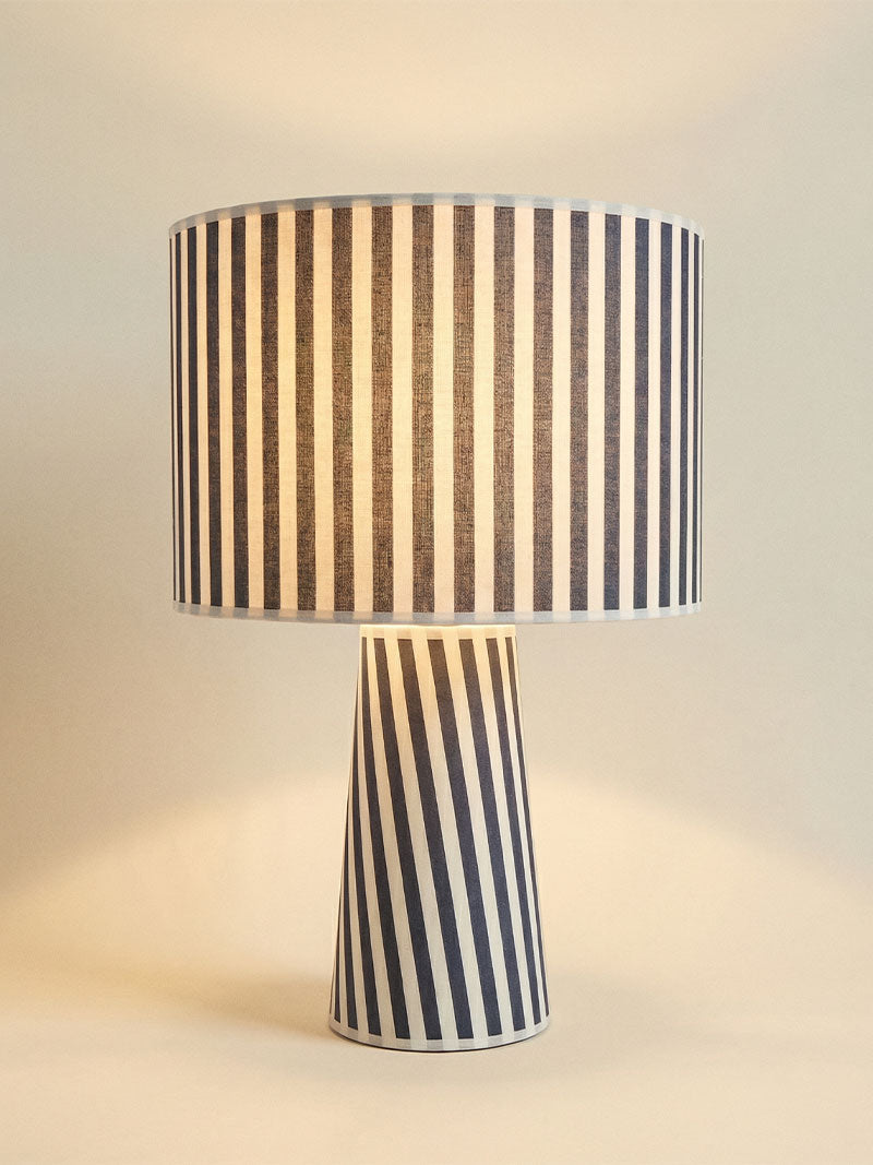 LÁMPARA TELA RAYAS