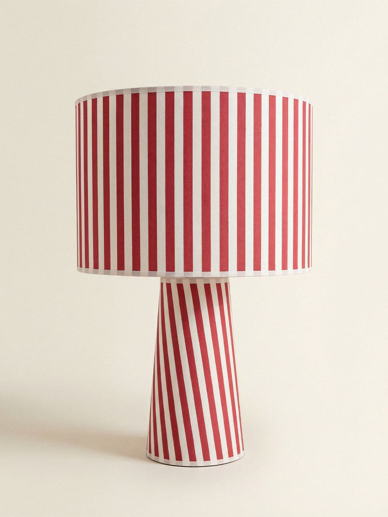 LÁMPARA TELA RAYAS