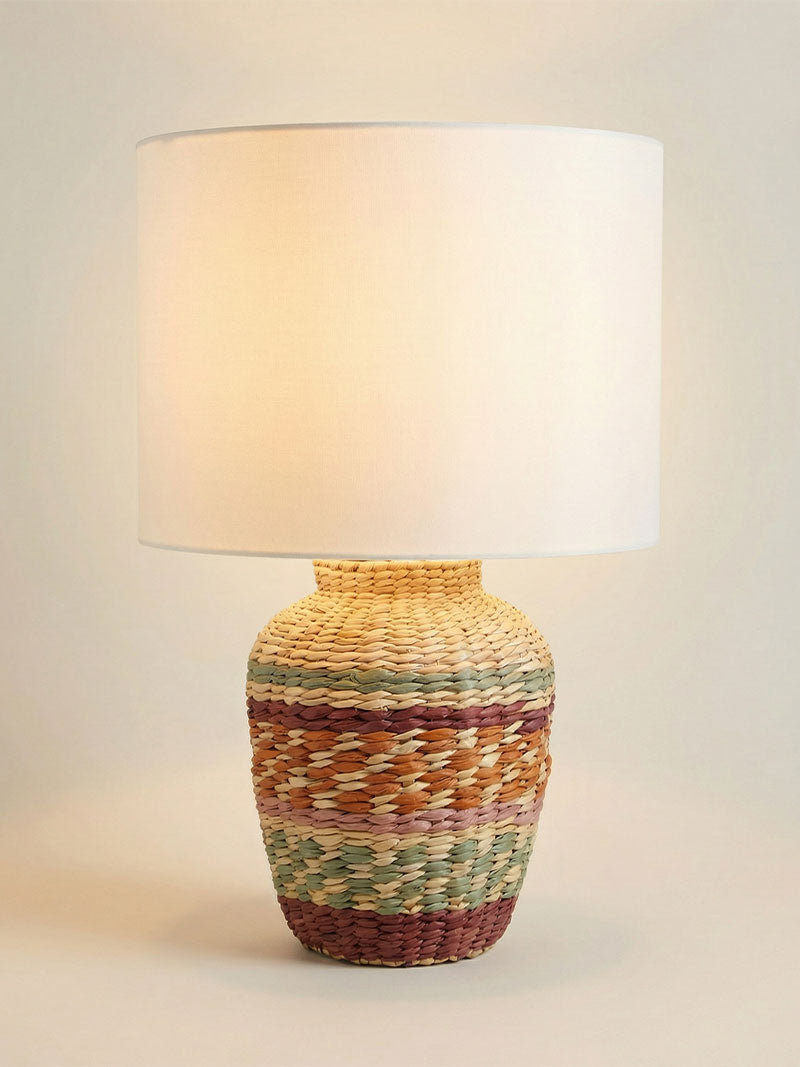 LÁMPARA TRENZADO ARTESANAL