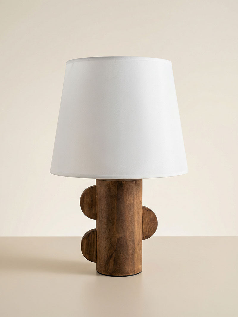 LÁMPARA FORMAS MADERA