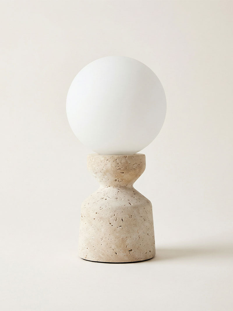 LÁMPARA TRAVERTINO GLOBO