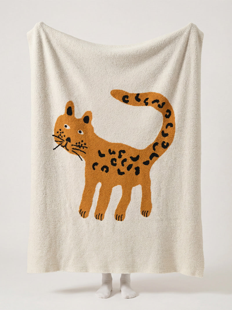 Manta Cartoon Leopardo