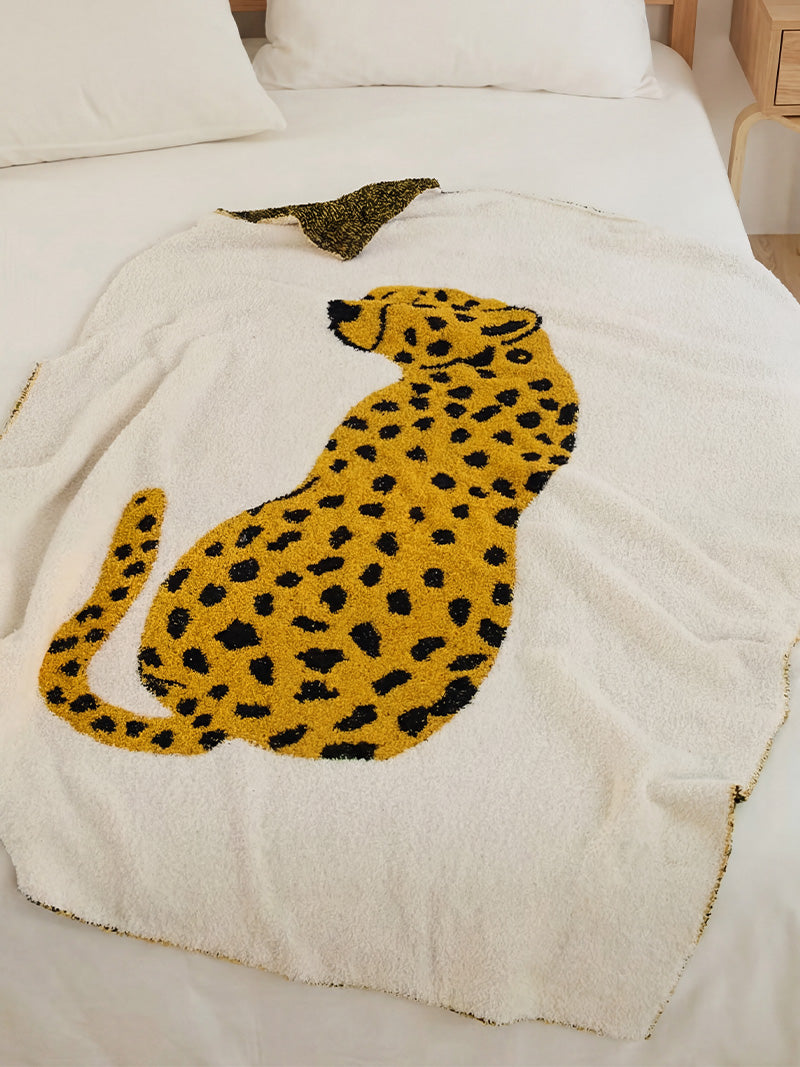 Manta Estampa Leopardo