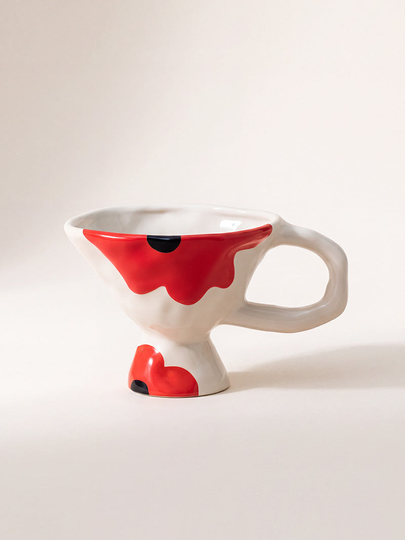 Taza Escultura Flor