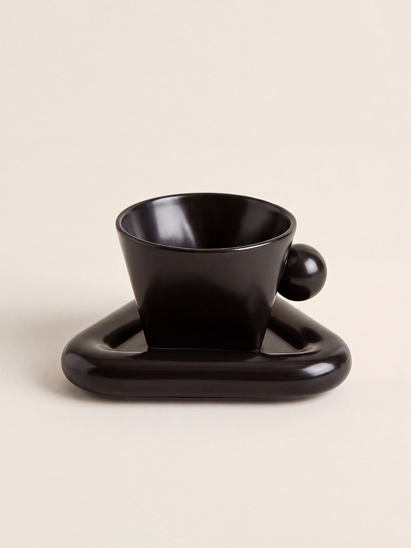 Set Taza + Plato Geométrico
