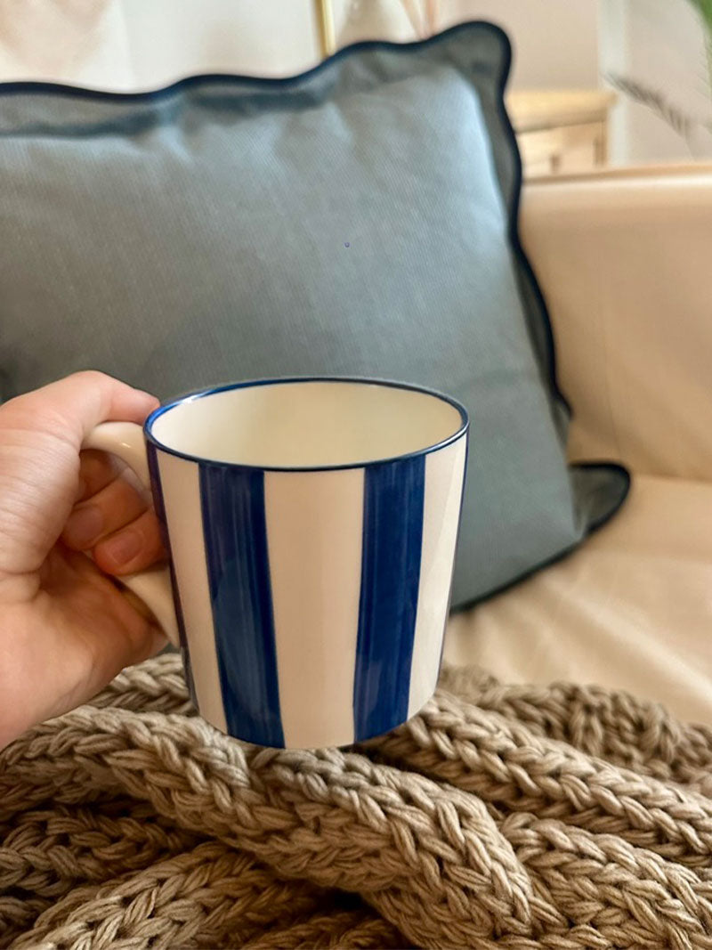 Taza Rayas Mediterránea