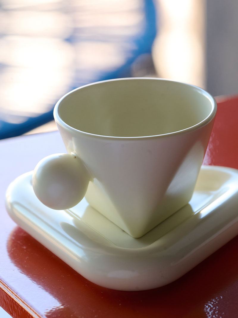 Set Taza + Plato Geométrico